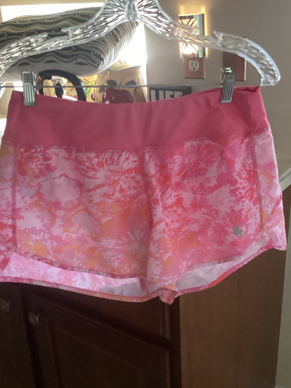 Reel Legends Pink & Coral Printed Athletic Shorts